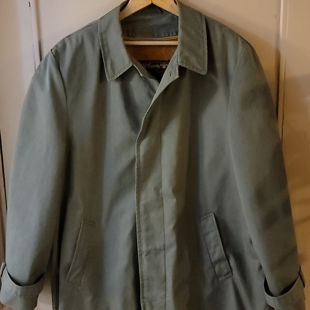 Vintage 70's Envoy Trench Coat 38R